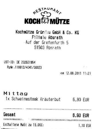 lmeg Hffner Kochmtze Restaurant